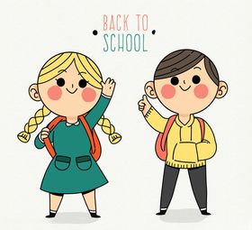 矢量小孩