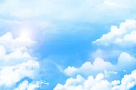 蓝天白云图片JPG高空层抠