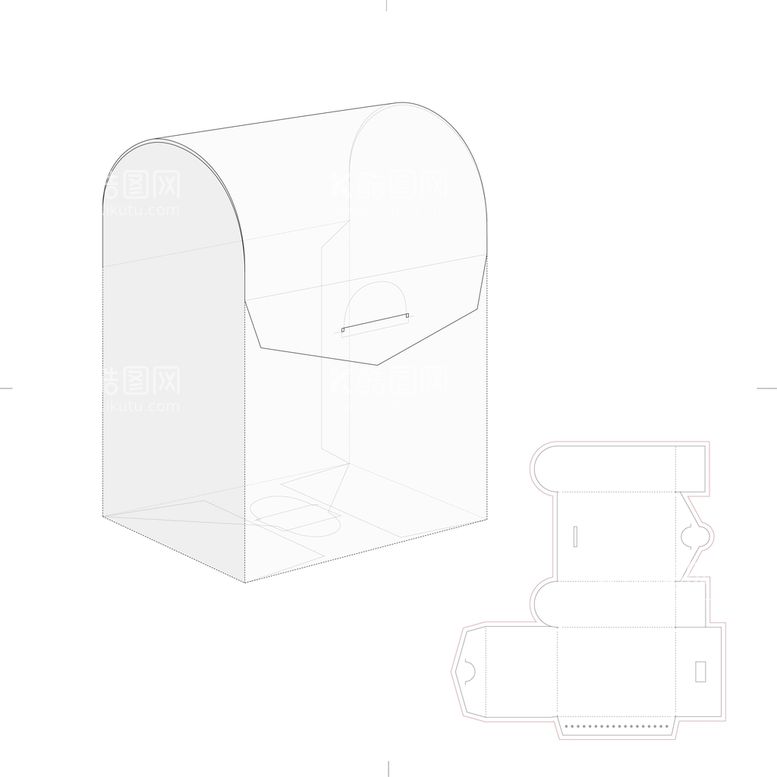 编号：71185811270405362011【酷图网】源文件下载-包装盒刀模图