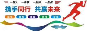 企业文化墙展板形象公司