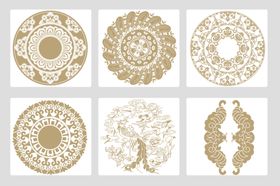 传统中式花纹图案