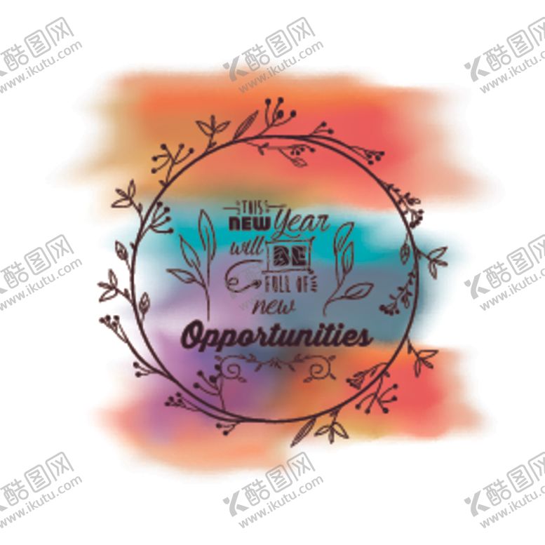 编号：78033009250338328101【酷图网】源文件下载-水彩花卉插画