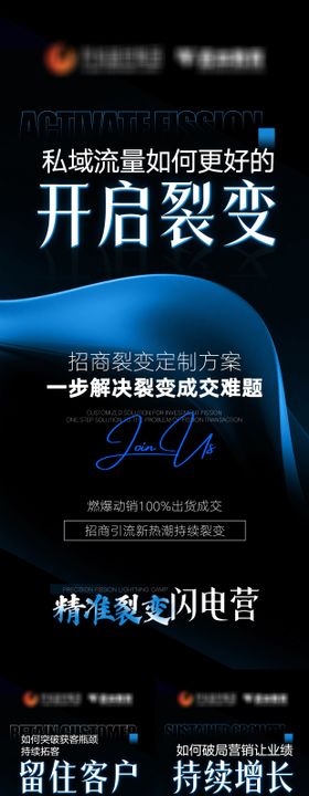 微商招商赋能海报