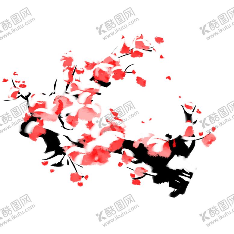 编号：83158611011147246528【酷图网】源文件下载-中国风水墨梅