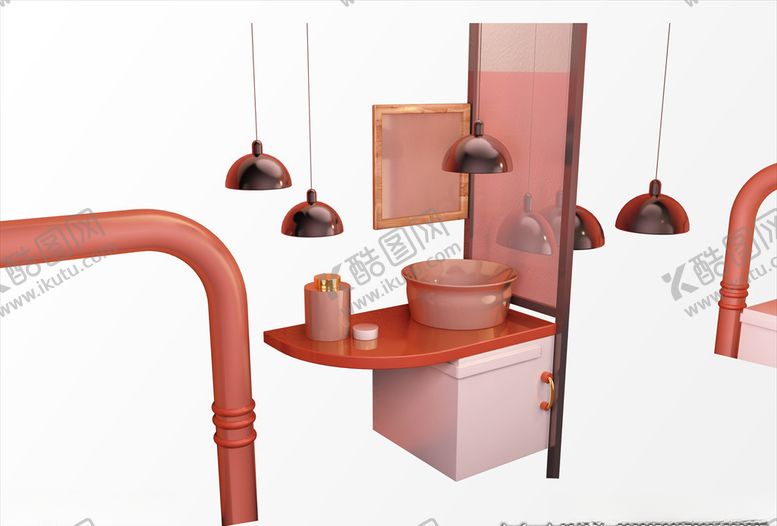 编号：29640110300518012788【酷图网】源文件下载-电商C4D创意设计图案