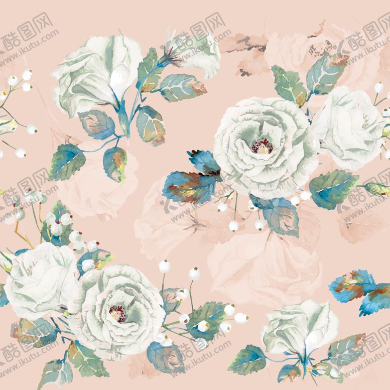 编号：56999209160113258913【酷图网】源文件下载-水墨清新花