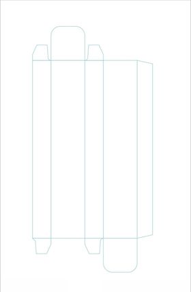 盒子包装设计线稿手绘刀