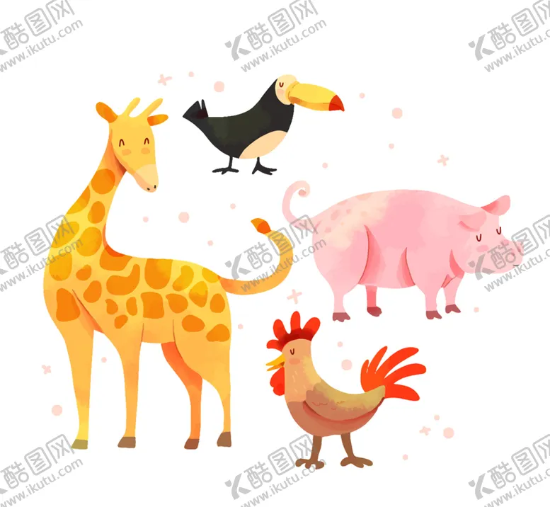 编号：60357410091258548265【酷图网】源文件下载-矢量动物