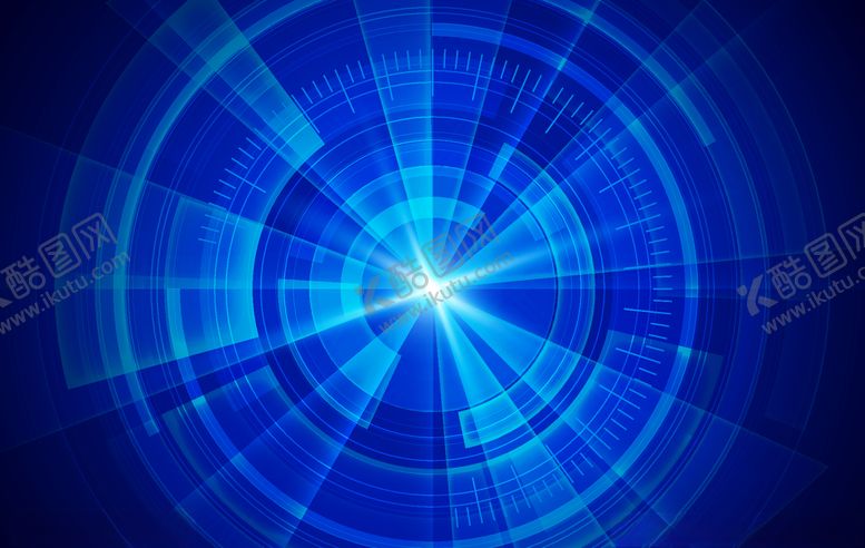 编号：41639710032317521178【酷图网】源文件下载-蓝色科技背景