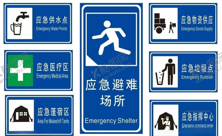 编号：68488410170823221144【酷图网】源文件下载-应急标识牌