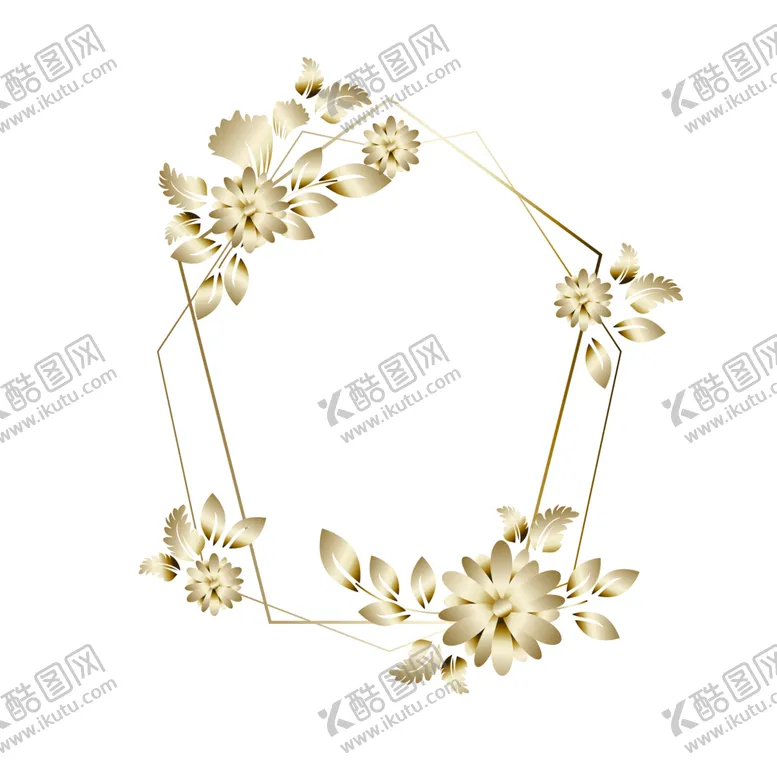 编号：56234301251015136254【酷图网】源文件下载-植物花朵边框免抠图