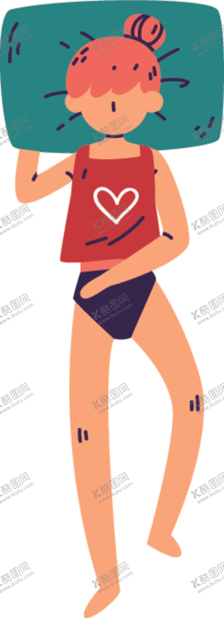 编号：92684304120718487882【酷图网】源文件下载-睡觉姿势