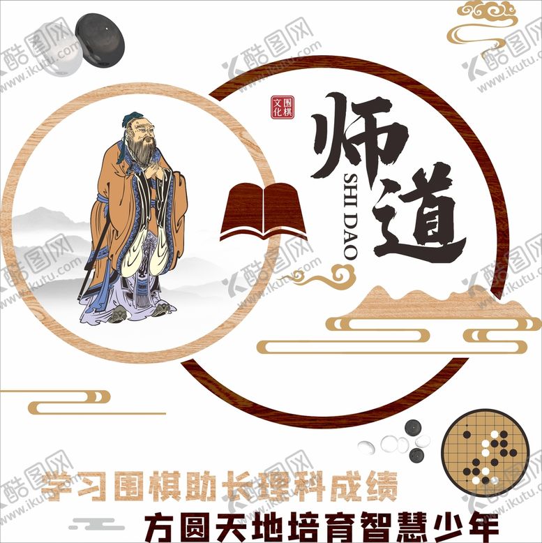 编号：09574610120319269530【酷图网】源文件下载-围棋文化墙