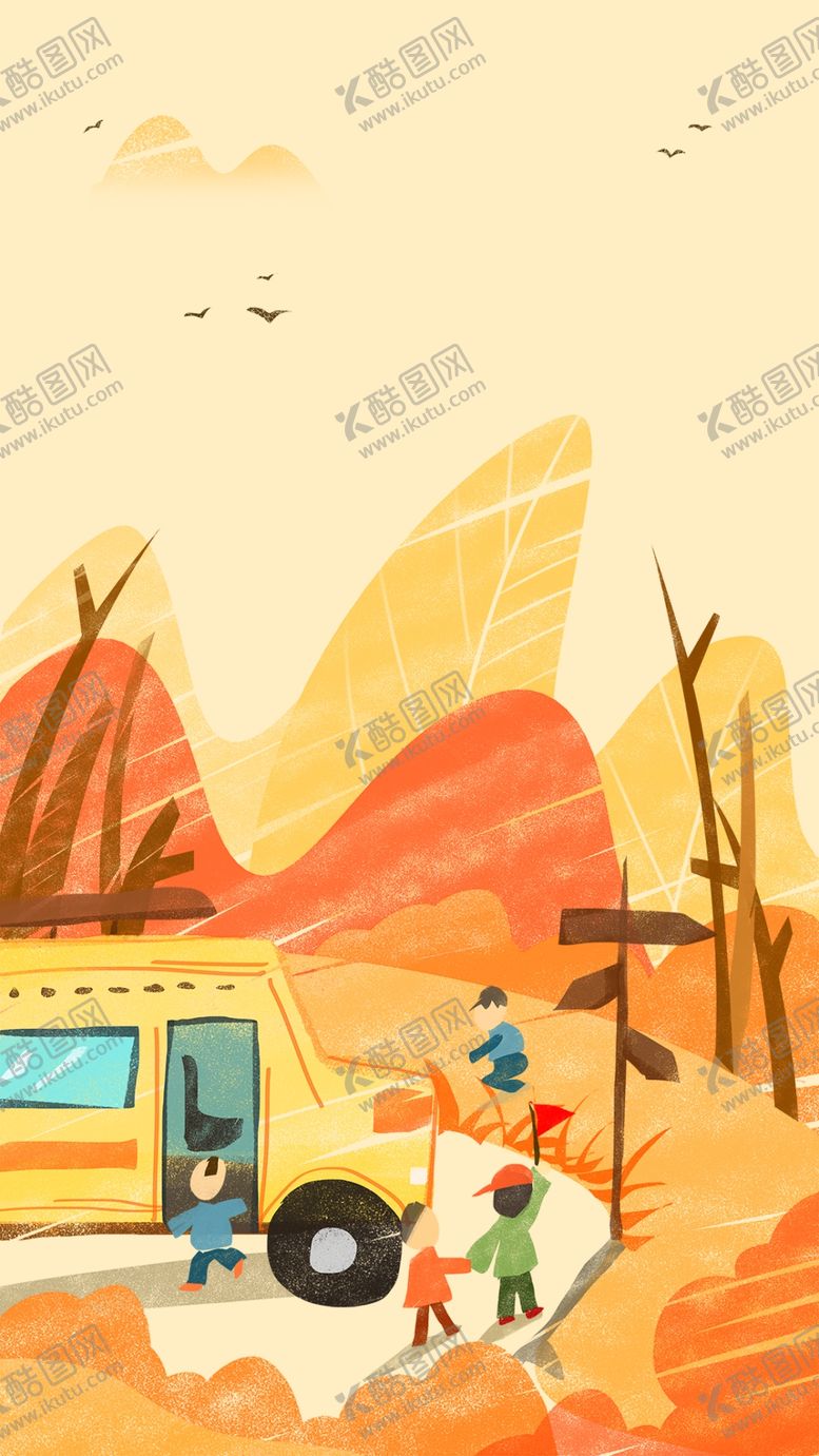 编号：36217006161447246313【酷图网】源文件下载-手绘秋天背景