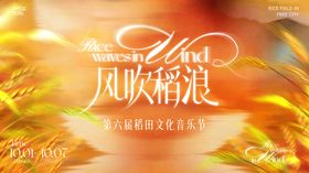稻田音乐节背景板