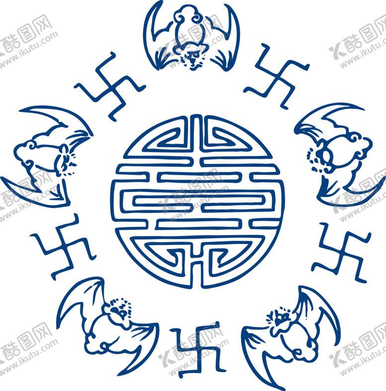 编号：97000007050529068626【酷图网】源文件下载-青花瓷图案