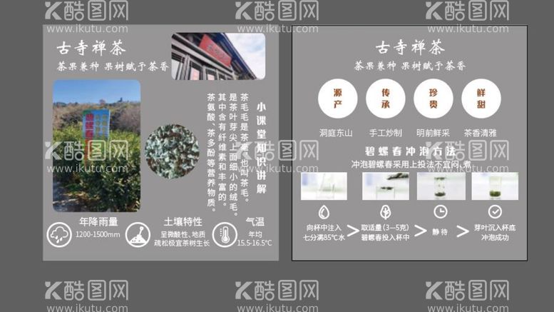 编号：60385710010029345420【酷图网】源文件下载-茶叶简介卡片