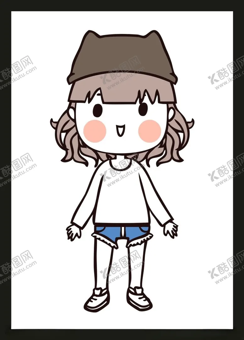 编号：63580902180945006427【酷图网】源文件下载-手绘女孩女人