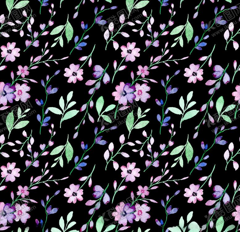 编号：16555311010647364542【酷图网】源文件下载-花卉印花