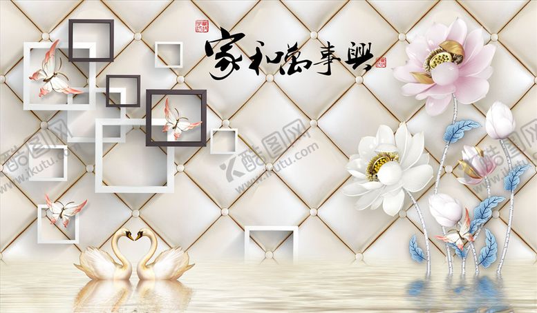 编号：74760405050512382537【酷图网】源文件下载-浮雕花背景墙