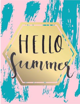 小清新促销创意海报