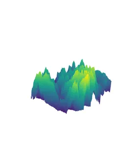 抽象山峰矢量迷雾水墨