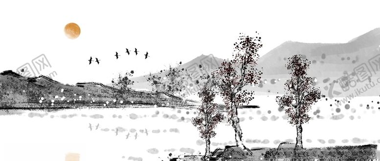 编号：28617905130035028348【酷图网】源文件下载-中国风山水背景
