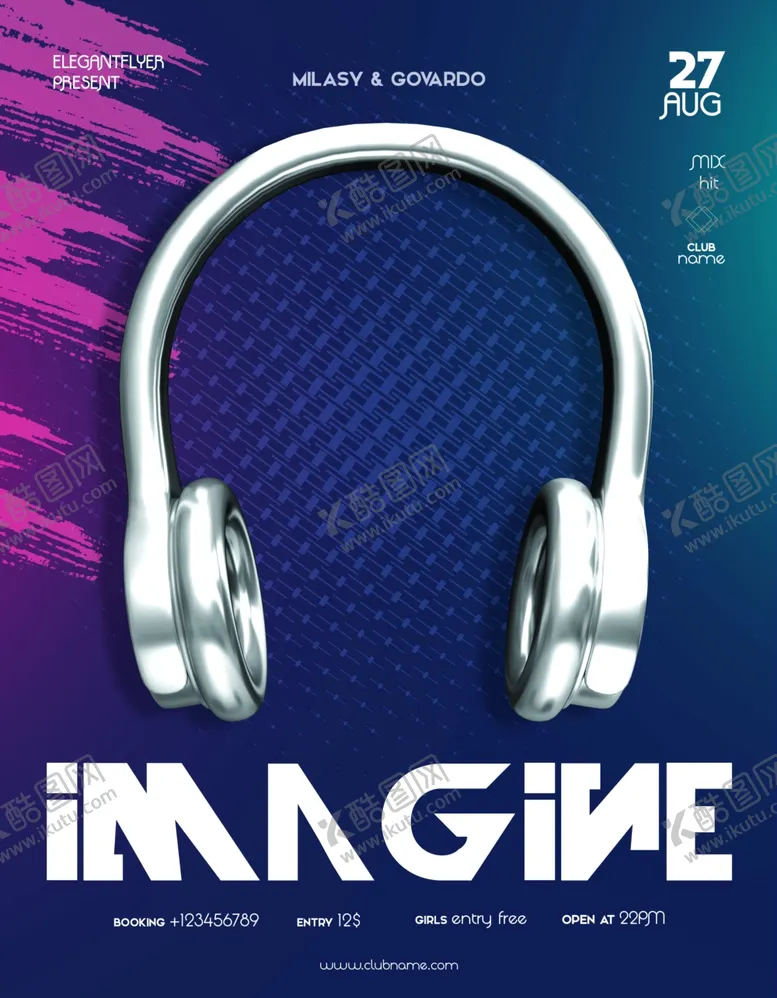 编号：70970504021512577625【酷图网】源文件下载-耳机海报