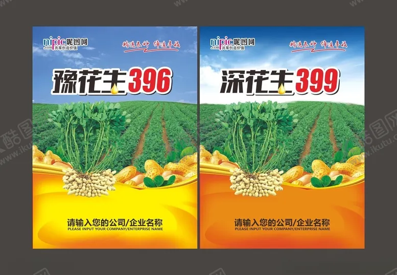 编号：75333702130009294712【酷图网】源文件下载-花生农业单页