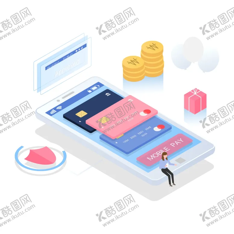 编号：75166706282105095255【酷图网】源文件下载-创意手机金融理财