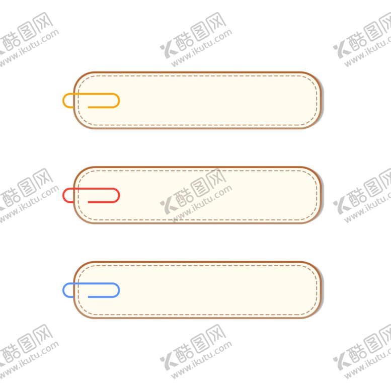 编号：82970805140331376885【酷图网】源文件下载-别针横条标题边框