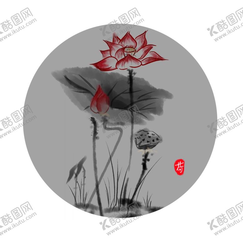 编号：22033110260851503610【酷图网】源文件下载-水墨素材毛笔画素材墨迹素材