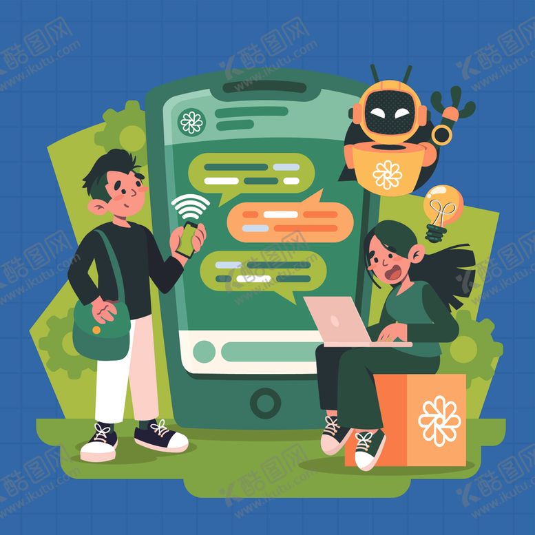 编号：70058711021922017458【酷图网】源文件下载-科技工作者协作开发场景