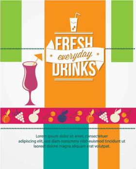 创意背景水杯果汁杯时尚复古设计