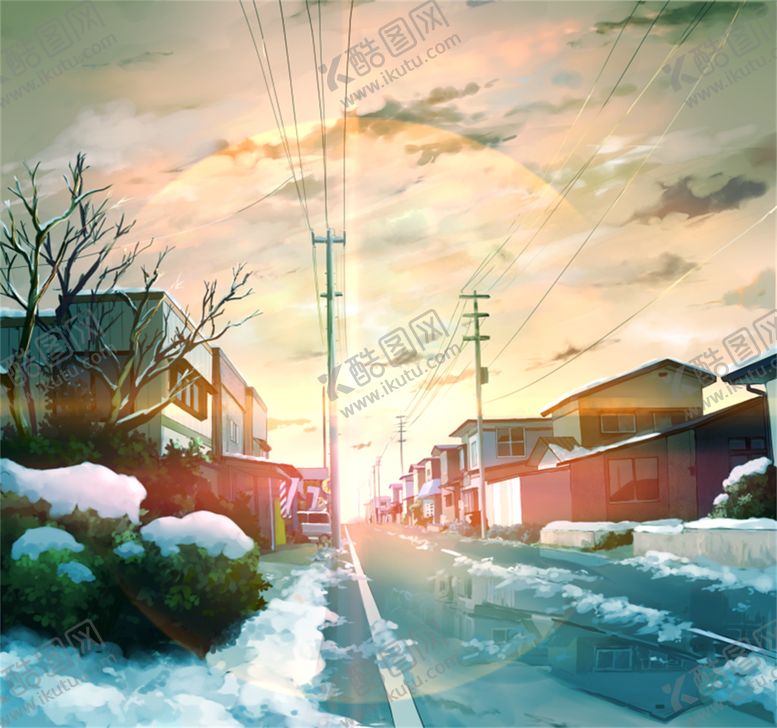 编号：21958509221815309473【酷图网】源文件下载-彩色动漫场景插画背景