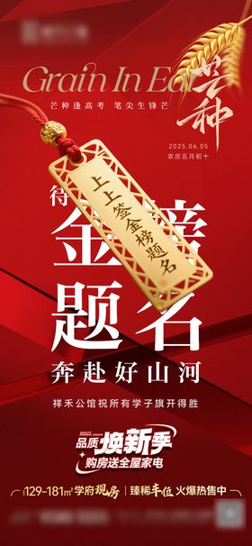 高考芒种海报