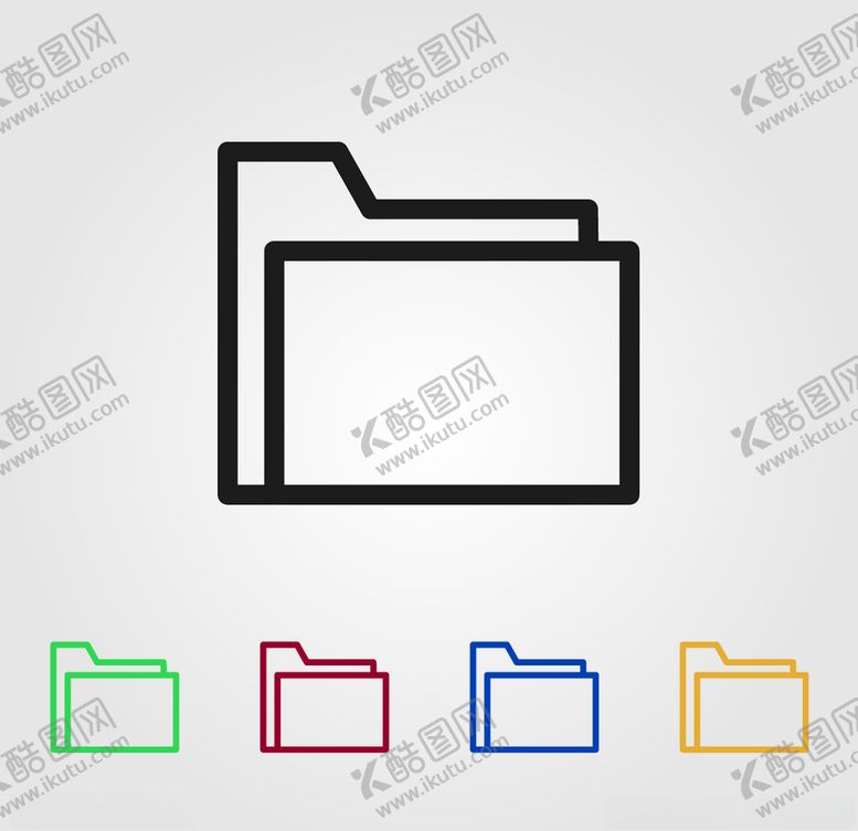 编号：54617010272204561081【酷图网】源文件下载-文件夹矢量图标