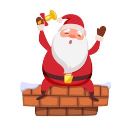 圣诞老人卡通糖果logo吉祥物