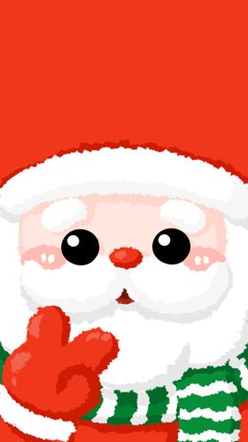 可爱圣诞老人卡通形象