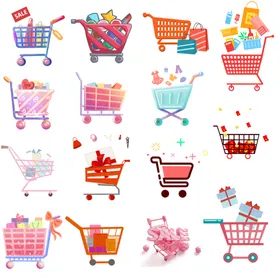 购物车插画
