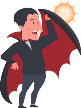 吸血鬼卡通人物族超自然生物奇幻生物