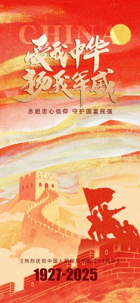 建军节海报