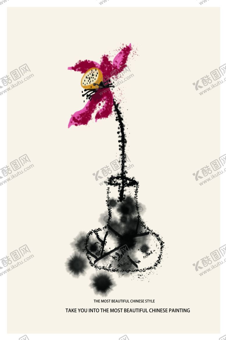 编号：43891109150548519647【酷图网】源文件下载-水墨装饰画