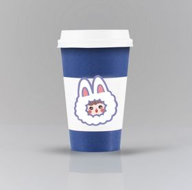卡通奶茶杯