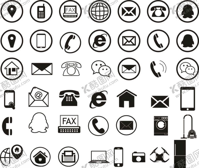 编号：12092810081133157087【酷图网】源文件下载-名片图标