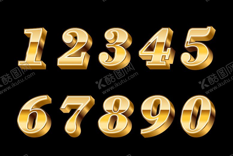 编号：56824405070615178599【酷图网】源文件下载-3D立体数字
