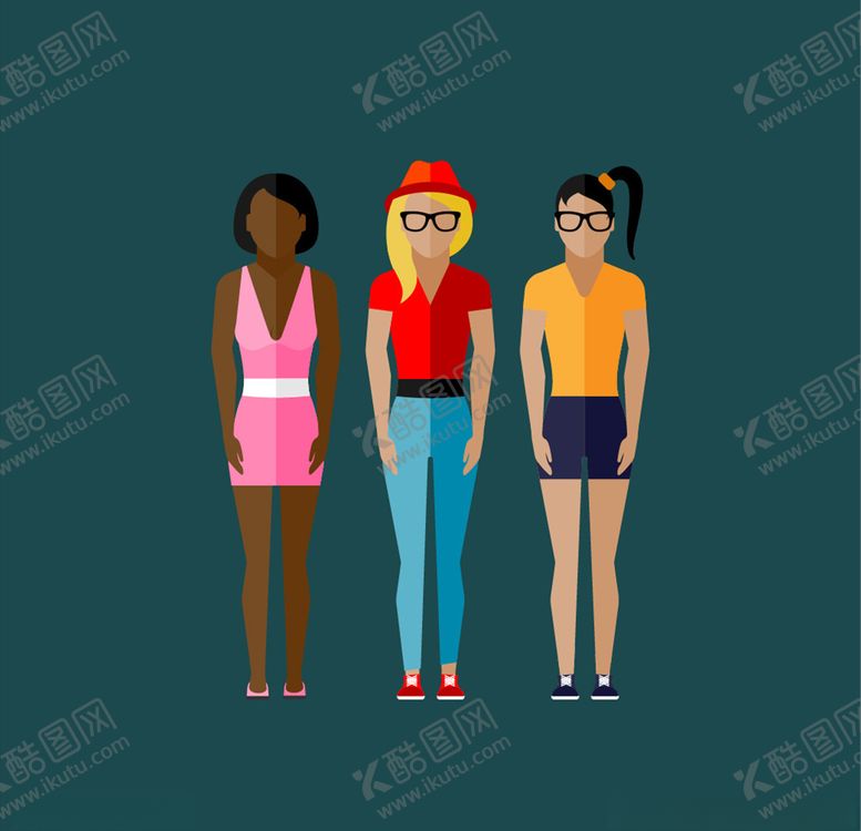 编号：62532705180701597735【酷图网】源文件下载-几何人像