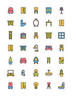 家居家具图标大全