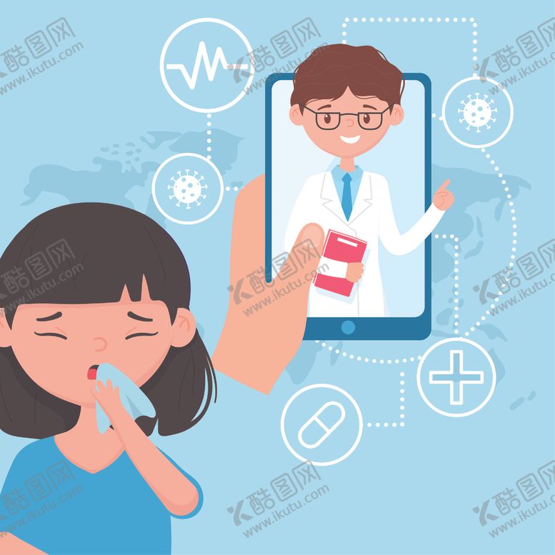编号：85287310170522455213【酷图网】源文件下载-卡通医生