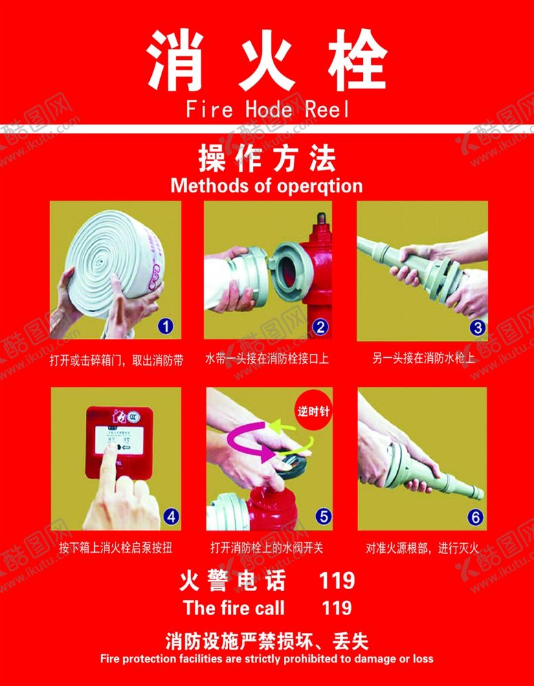 编号：30109802171039415207【酷图网】源文件下载-消火栓使用方法